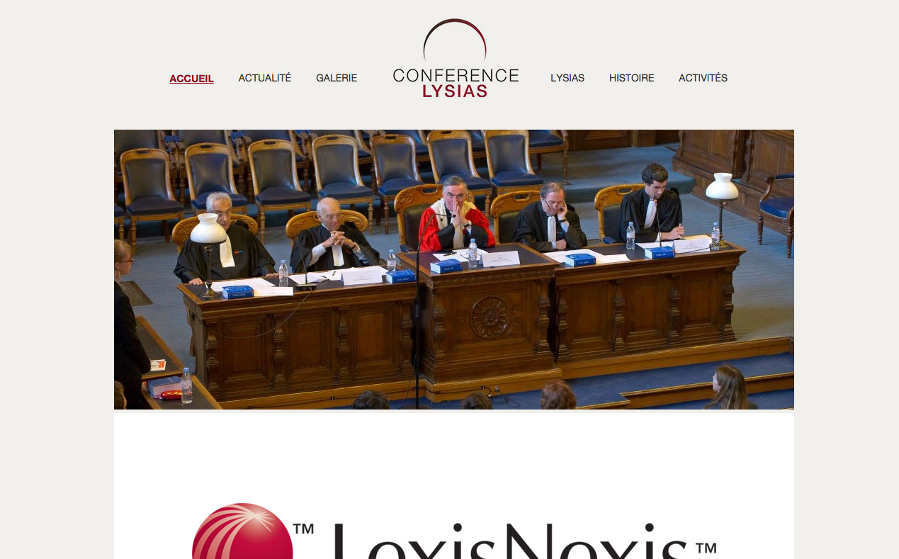 Conférence Lysias - Photo
